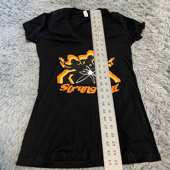 Punk Band Strung Out Band Tee Women’s Black V-Neck Small T-Shirt - Picture 4 of 5